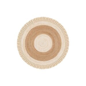 Geo Carved Almond Brown Kids Performance Area Rug